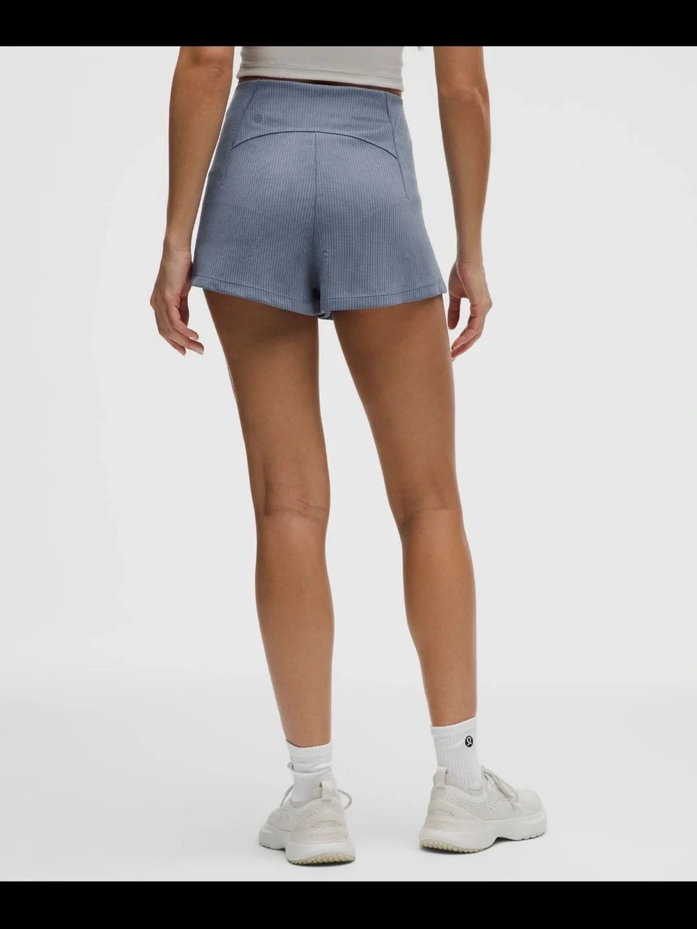 NWT lululemon Ribbed Softstreme High-Rise Short 2” | Size 4 | Oasis Blue 💙